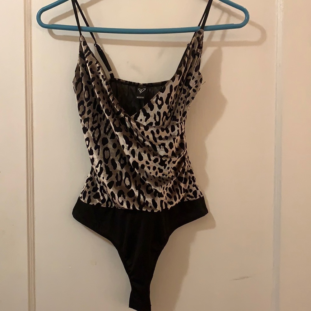 leopard body suit